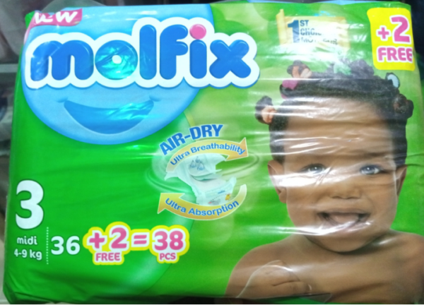 Molfix Diaper Size 3 Eco Pack