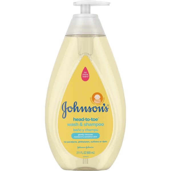 Johnson's Head-to-toe Wash and Shampoo - 800ml